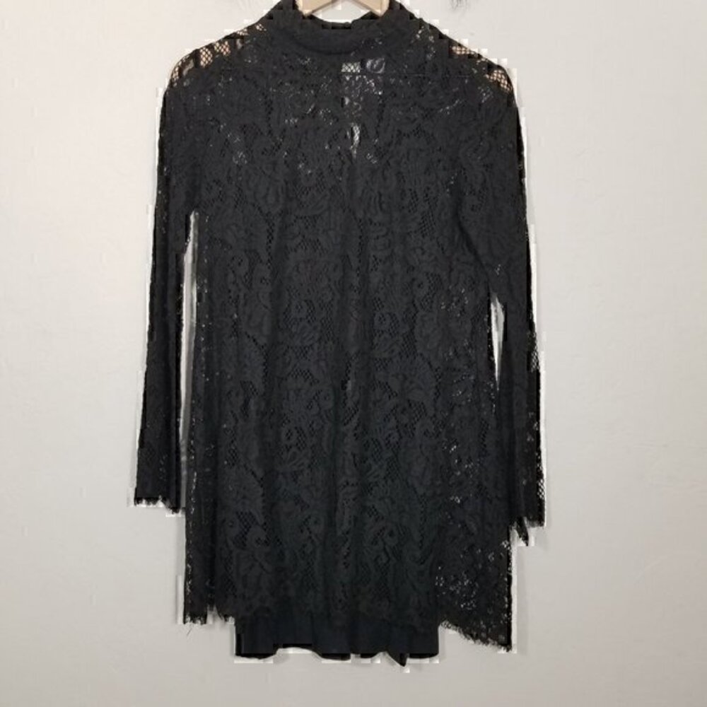 NWT Wishlist Black High Neck Lace Dress Black Size S